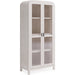 Modus Furniture Drake Glass Door Wooden Bookcase in Sugar 655450455490 NKNF19 Image 3