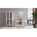 Modus Furniture Drake Glass Door Wooden Bookcase in Sugar 655450455490 NKNF19 Image 5