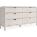 Modus Furniture Drake Six Drawer Dresser in Sugar 655450401626 NKNF82 Image 4