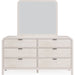 Modus Furniture Drake Six Drawer Dresser in Sugar 655450401626 NKNF82 Image 5