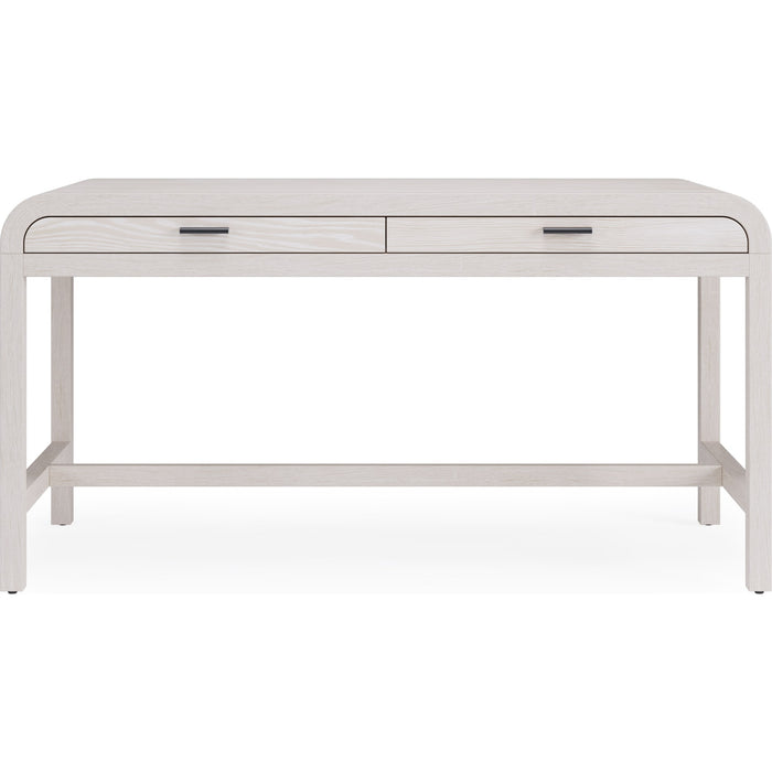 Modus Furniture Drake Two Drawer Writing Desk in Sugar 655450455483 NKNF11 Image 1