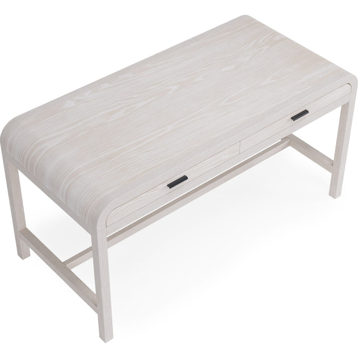 Modus Furniture Drake Two Drawer Writing Desk in Sugar 655450455483 NKNF11 Image 3