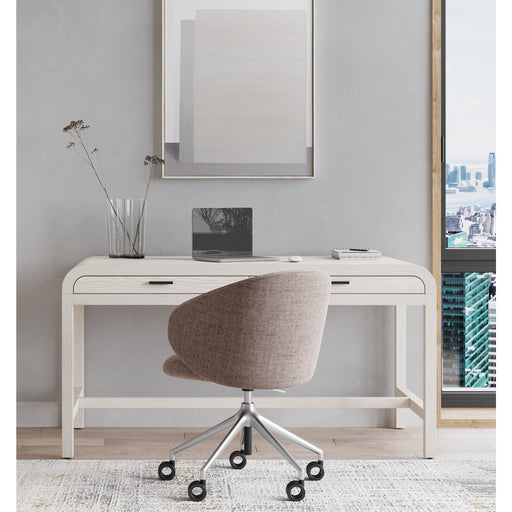 Modus Furniture Drake Two Drawer Writing Desk in Sugar 655450455483 NKNF11 Image 4