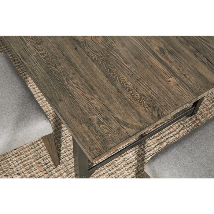 Modus Dubois Reclaimed Wood and Metal Dining Table in Rodeo Brown and BlackImage 1