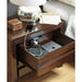 Modus Element Charging Station Nightstand in Chocolate Brown Image 3