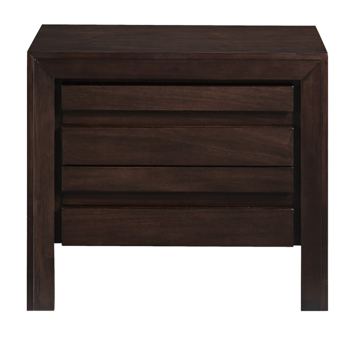 Modus Element Charging Station Nightstand in Chocolate Brown Image 5