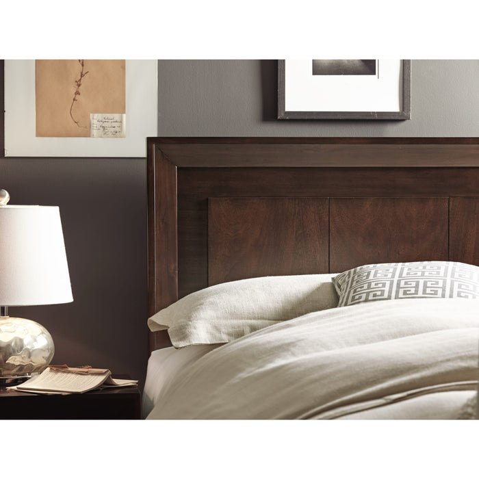 Modus Furniture Element Wood Platform Bed in Chocolate Brown  4G22F  Image 2
