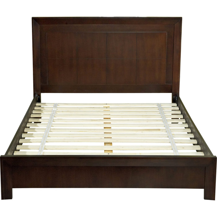 Modus Furniture Element Wood Platform Bed in Chocolate Brown  4G22F  Image 5