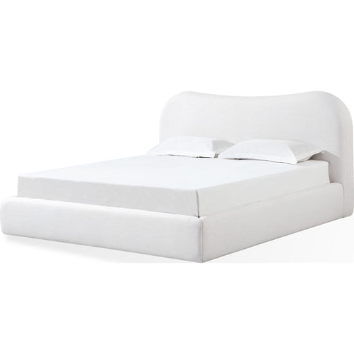 Modus Furniture Elena Upholstered Bed in Vanilla Linen  THXDH  Image 1