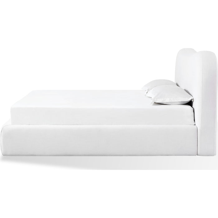 Modus Furniture Elena Upholstered Bed in Vanilla Linen  THXDH  Image 2