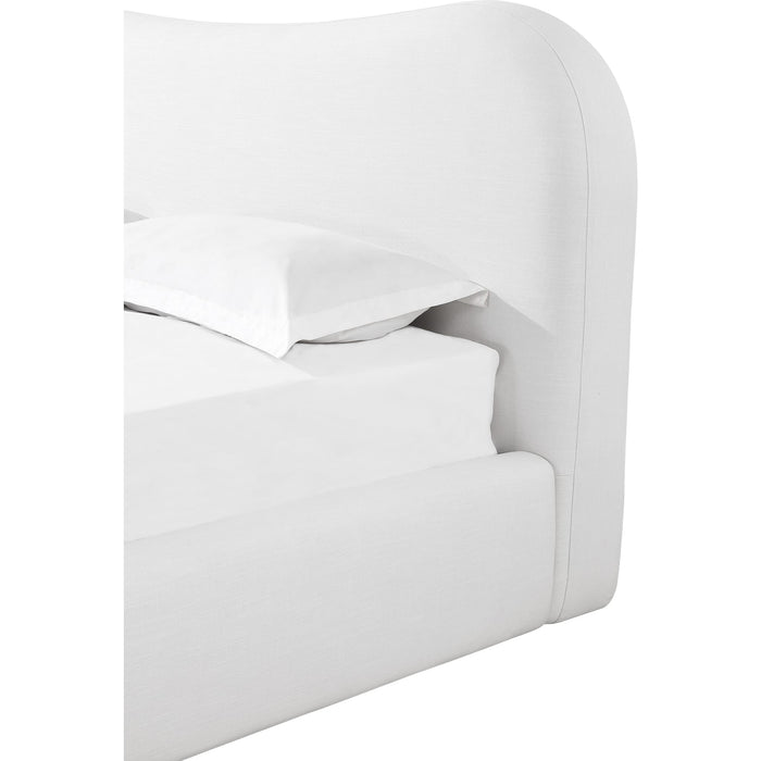 Modus Furniture Elena Upholstered Bed in Vanilla Linen  THXDH  Image 3