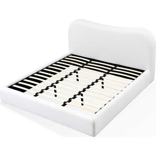 Modus Furniture Elena Upholstered Bed in Vanilla Linen  THXDH  Image 6