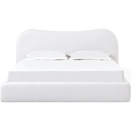 Modus Furniture Elena Upholstered Bed in Vanilla Linen  THXDH  Main Image