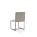 Modus Eliza Upholstered Dining Chair in Dove and Brushed Stainless SteelImage 5