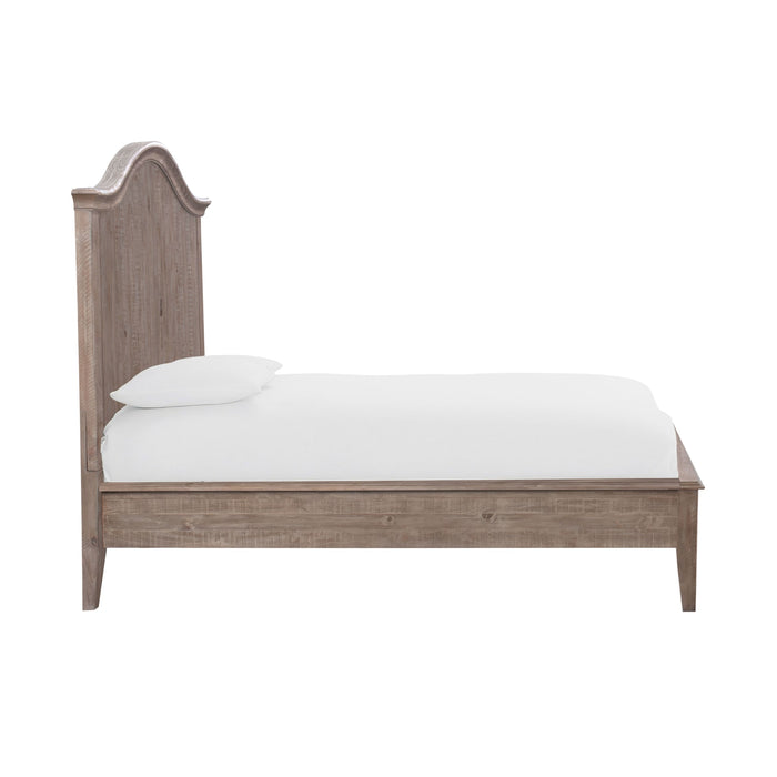 Modus Ella Solid Wood Crown Bed in Camel Image 6