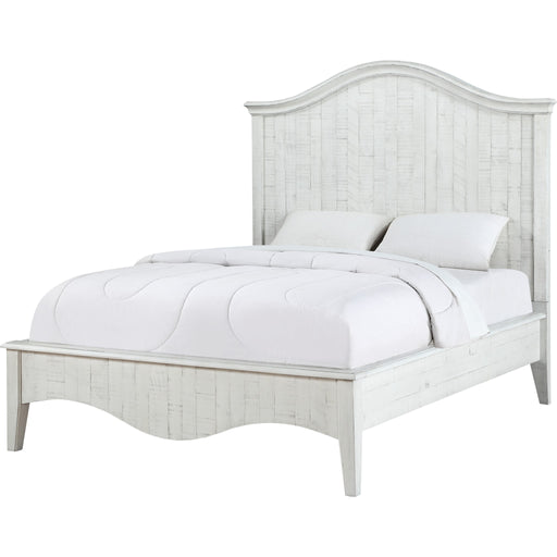 Modus Furniture Ella Solid Wood Crown Bed in White Wash  2G43B  Image 4