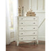 Modus Ella Solid Wood Five Drawer Chest in White Wash (2024)Main Image