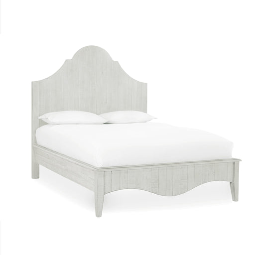 Modus Ella Solid Wood Scroll Bed in White WashImage 1