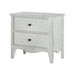 Modus Ella Solid Wood Two Drawer Nightstand in White WashImage 3