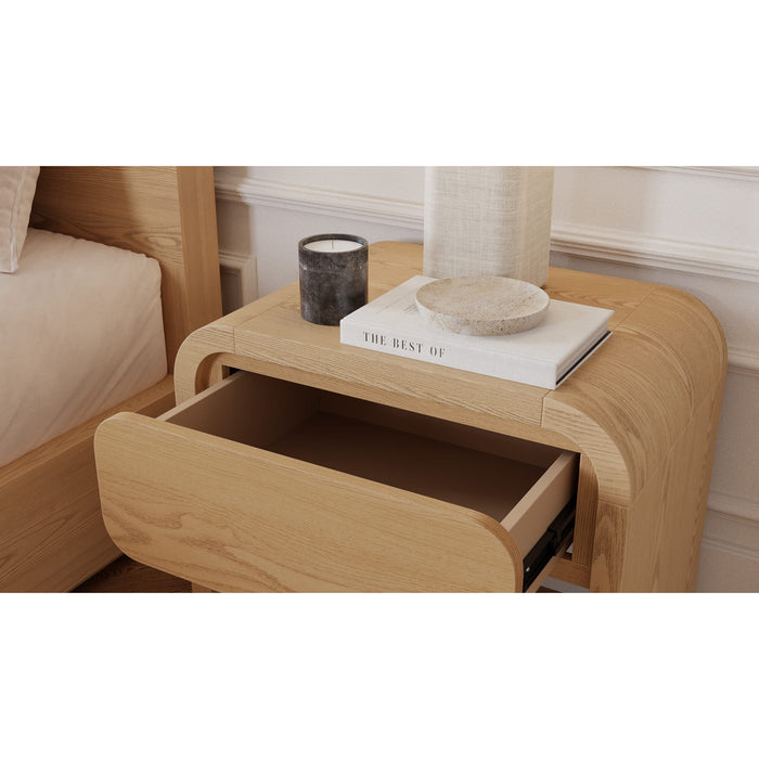 Modus Furniture Elora 1 Drw Nightstand  Timber 655450491009 PRZY81 Image 2