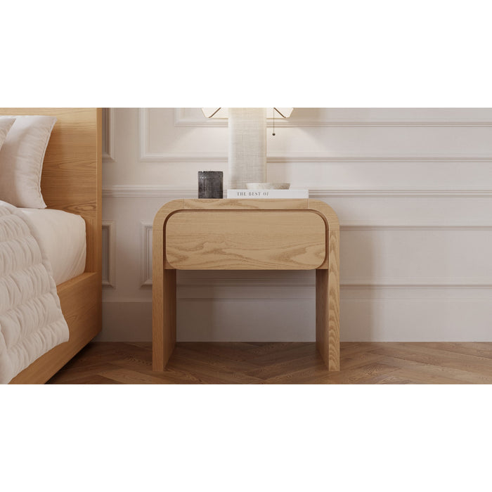 Modus Furniture Elora 1 Drw Nightstand  Timber 655450491009 PRZY81 Main Image