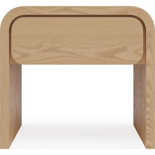 Modus Furniture Elora 1 Drw Nightstand  Timber 655450491009 PRZY81 Main Image