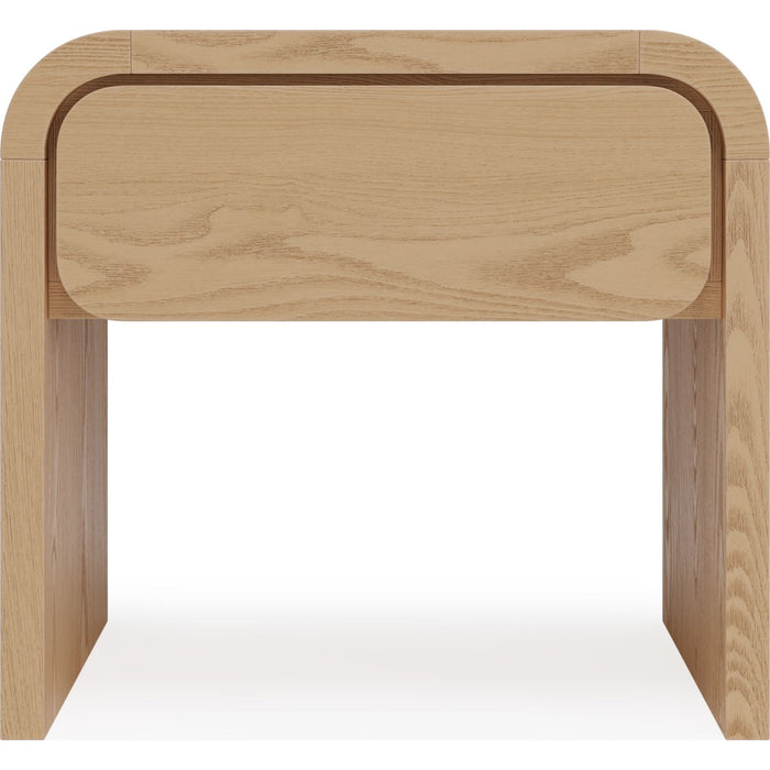 Modus Furniture Elora 1 Drw Nightstand  Timber 655450491009 PRZY81 Main Image