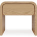 Modus Furniture Elora 1 Drw Nightstand  Timber 655450491009 PRZY81 Main Image