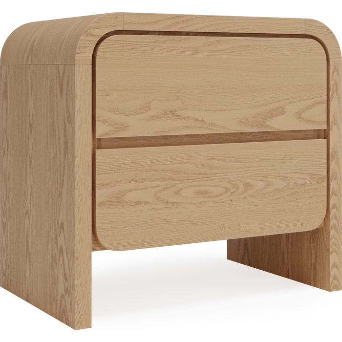 Modus Furniture Elora 2 Drw Nightstand  Timber 655450491016 PRZY81B Image 1