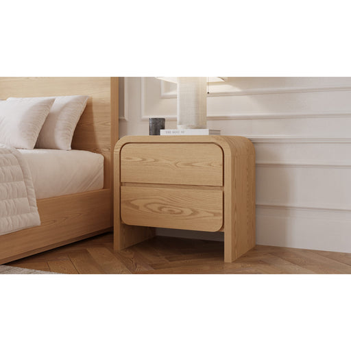 Modus Furniture Elora 2 Drw Nightstand  Timber 655450491016 PRZY81B Image 1