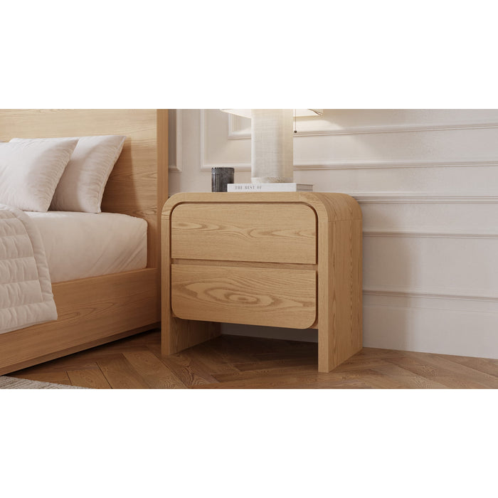 Modus Furniture Elora 2 Drw Nightstand  Timber 655450491016 PRZY81B Image 1