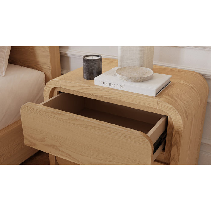 Modus Furniture Elora 2 Drw Nightstand  Timber 655450491016 PRZY81B Image 2