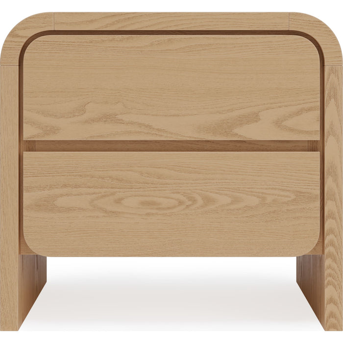 Modus Furniture Elora 2 Drw Nightstand  Timber 655450491016 PRZY81B Main Image