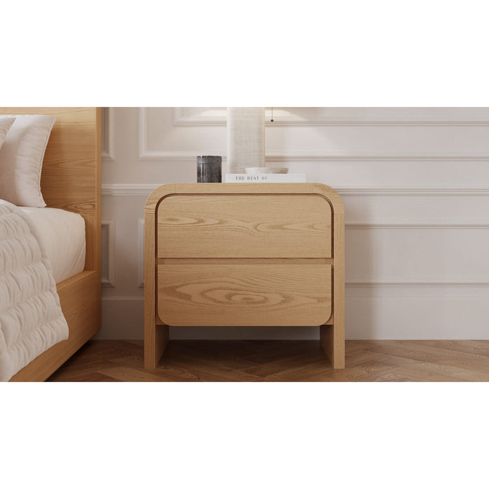 Modus Furniture Elora 2 Drw Nightstand  Timber 655450491016 PRZY81B Main Image