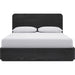 Modus Furniture Elora Ash Wood Platform Bed in Jet  PRKSK  Main Image
