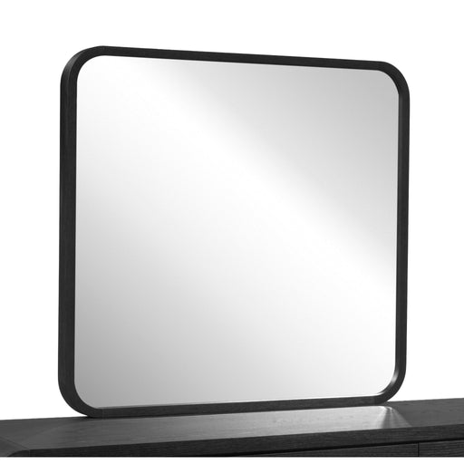 Modus Elora Beveled Glass Mirror in Jet Black Ash Image 1