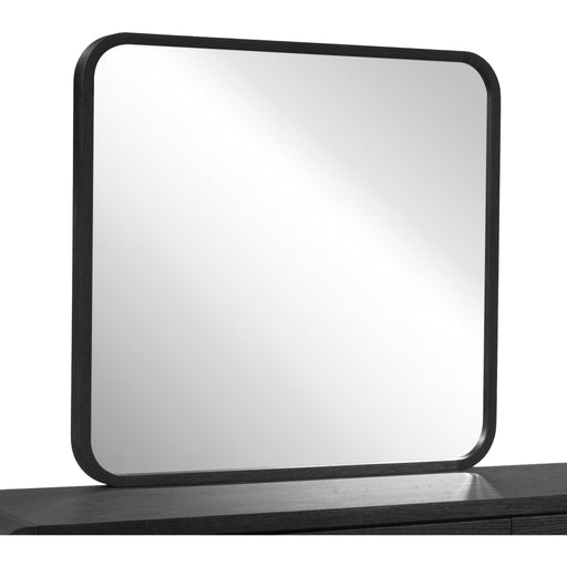 Modus Furniture Elora Beveled Glass Mirror in Jet Black Ash 655450415715 PRKS83 Image 1