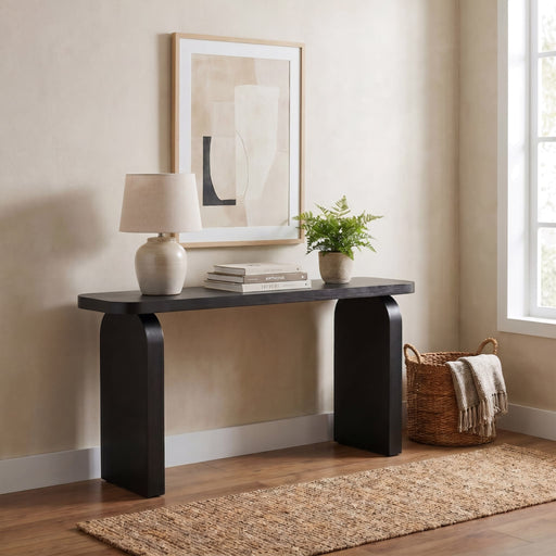 Modus Furniture Elora Console Table  Jet 655450509421 PRKS23 Main Image