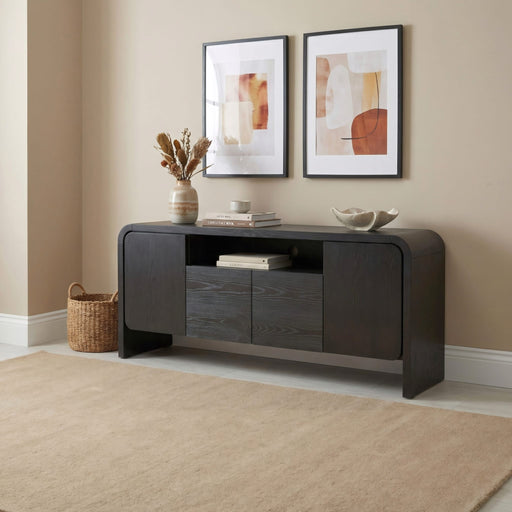 Modus Furniture Elora Ent Console 64W  Jet 655450509391 PRKS26A Main Image