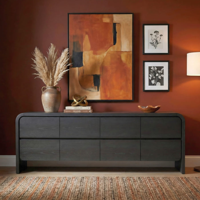 Modus Furniture Elora Ent Console 78W  Jet 655450509407 PRKS26B Image 3
