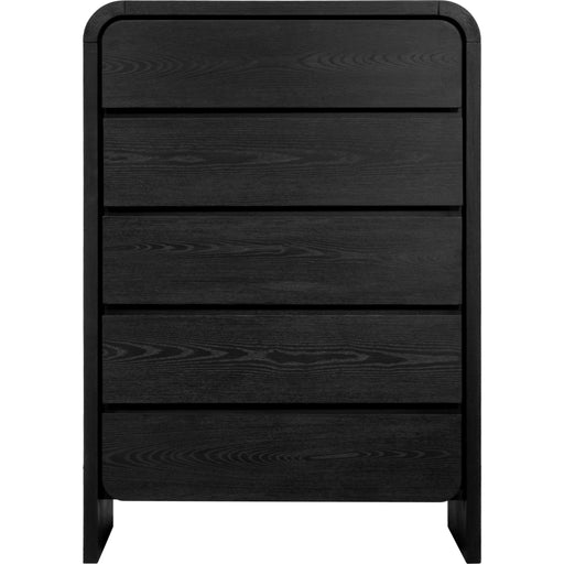 Modus Furniture Elora Five Drawer Chest in Jet Black Ash 655450415722 PRKS84 Image 1