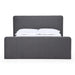 Modus Elora Fully Upholstered Platform Bed in Charcoal Velvet Image 3