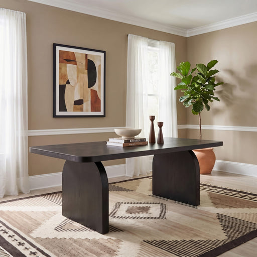 Modus Furniture Elora Rectangular Dining Table  Jet 655450509506 PRKS60 Main Image