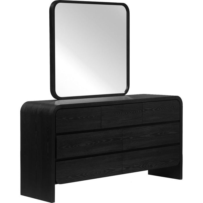 Modus Furniture Elora Seven Drawer Dresser in Jet Black Ash 655450415708 PRKS82 Image 3