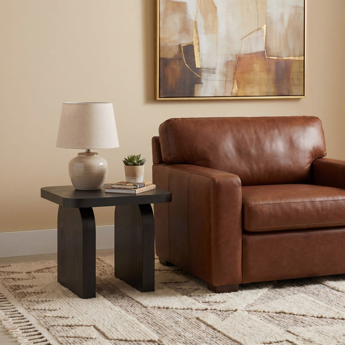 Modus Furniture Elora Square End Table  Jet 655450509438 PRKS22 Main Image