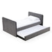 Modus Elora Upholstered Daybed with Trundle in Charcoal Velvet Image 3