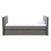 Modus Elora Upholstered Daybed with Trundle in Charcoal VelvetImage 4