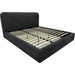 Modus Furniture Elora Upholstered Platform Bed in Moonlight Chenille  PRZNM  Image 4