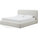 Modus Furniture Elora Upholstered Platform Bed in Whitewashed Chenille  PRZPM  Image 5