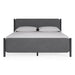 Modus Elora Wood and Velvet Upholstered Bed in Jet and CharcoalImage 3